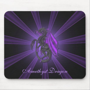 Paarse Amethyst Dragon Muismat