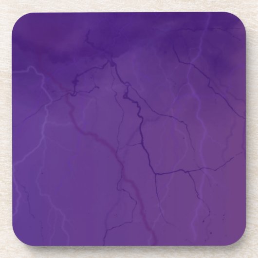 Paarse Amethyst Drankjes Onderzetter (Voorkant)