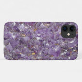 Paarse Amethyst Edelsteen Custom telefoonhoesje Case-Mate iPhone Case (Achterkant (horizontaal))