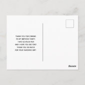 Paarse Amethyst en Gold Abstract Agate Hartelijk d Briefkaart (Achterkant)