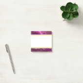 Paarse Amethyst en Gold Abstract Agate Post-it No. Post-it® Notes (Kantoor)