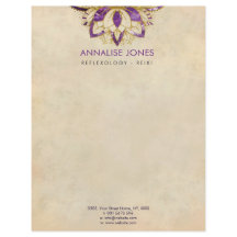 Paarse Amethyst en Gold lijst Lotus