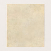 Paarse Amethyst en Gold lijst Lotus Visitekaartje (Binnenkant ongevouwen)