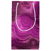 Paarse Amethyst en goudAbstract Agate Klein Cadeauzakje (Voorkant)