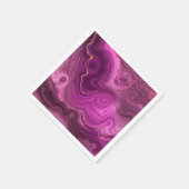Paarse Amethyst en goudAbstract Agate Servet (Hoek)