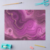 Paarse Amethyst en goudAbstract Agate Tissuepapier (Craft)