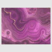 Paarse Amethyst en goudAbstract Agate Tissuepapier (Voorkant)