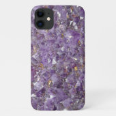 Paarse Amethyst Gemstone - Aangepaste telefooncel Case-Mate iPhone Case (Achterkant)