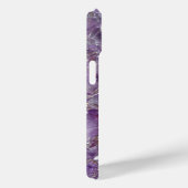 Paarse Amethyst Gemstone Custom Case-Mate iPhone Case (Achterkant / Rechts)