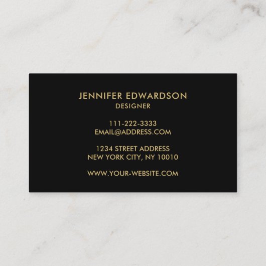 Paarse amethyst gemstone kristal professioneel visitekaartje (Achterkant)