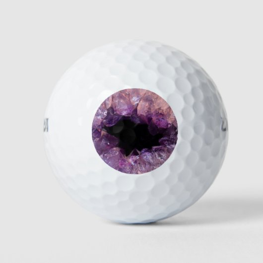 Paarse Amethyst Golfballen (Voorkant)