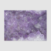 Paarse Amethyst-healing Crystal Gem Geode Tissuepapier (Voorkant)