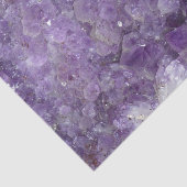 Paarse Amethyst-healing Crystal Gem Geode Tissuepapier (Detail)