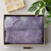 Paarse Amethyst-healing Crystal Gem Geode Tissuepapier (Geschenk)