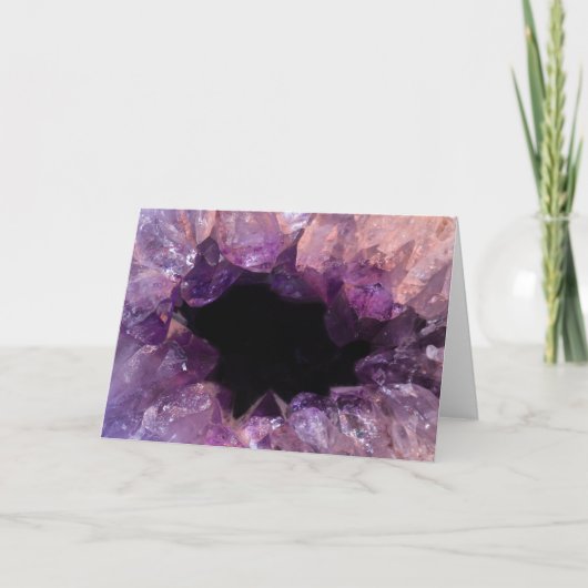 Paarse Amethyst Kaart (Voorkant)