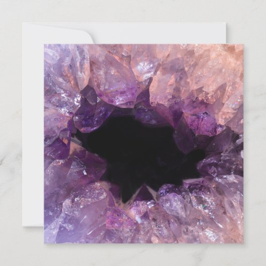 Paarse Amethyst Kaart (Voorkant)