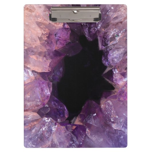 Paarse Amethyst Klembord (Voorkant)