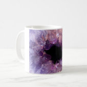Paarse Amethyst Koffiemok (Voorkant links)