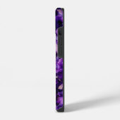 Paarse Amethyst Kristal Edelsteen iPhone Hoesje iPhone 14 Hoesje (Linkerkant)