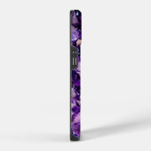 Paarse Amethyst Kristal Edelsteen iPhone Hoesje iPhone 14 Hoesje (Rechterkant)
