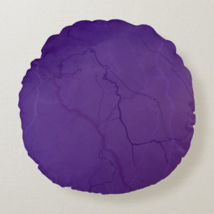 Paarse Amethyst Lightning Round Pillow Rond Kussen