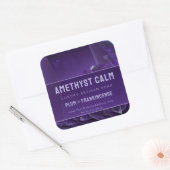Paarse Amethyst Luxury Artisan Product Label (Envelop)
