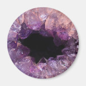 Paarse Amethyst Magneet (Voorkant)