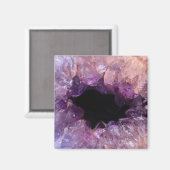 Paarse Amethyst Magneet (Voorkant / Achterkant)