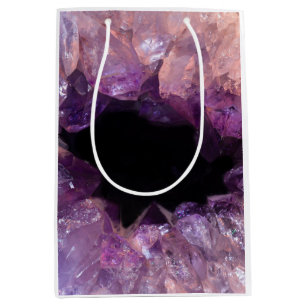 Paarse Amethyst Medium Cadeauzakje