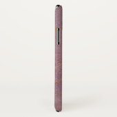 Paarse Amethyst met Gold Marbl iPhone / iPad case (Achterkant / rechts)