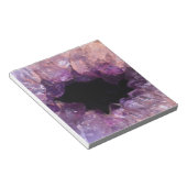 Paarse Amethyst Notitieblok (Schuin)
