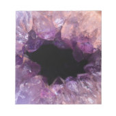 Paarse Amethyst Notitieblok (Voorkant)