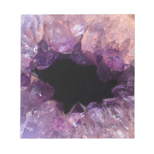 Paarse Amethyst Notitieblok