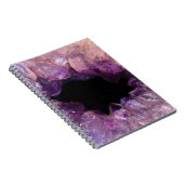 Paarse Amethyst Notitieboek (Rechterzijde)