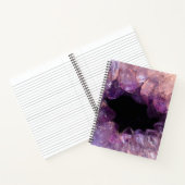 Paarse Amethyst Notitieboek (Binnen)