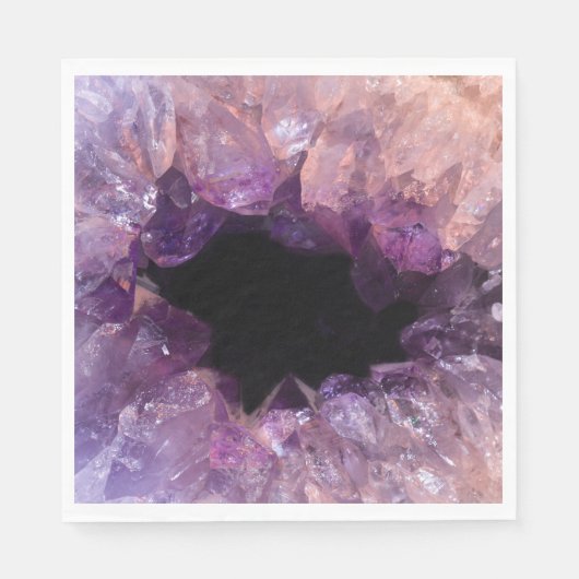 Paarse Amethyst Servet (Voorkant)