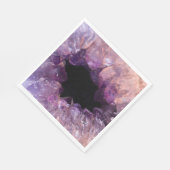 Paarse Amethyst Servet (Hoek)