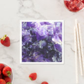 Paarse amethyst servet (Insitu)