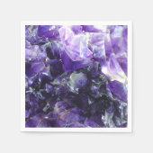 Paarse amethyst servet (Voorkant)