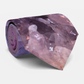 Paarse Amethyst Stropdas (Opgerold)
