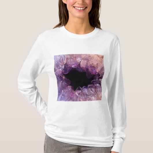 Paarse Amethyst T-shirt (Voorkant)