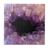 Paarse Amethyst Tegeltje (Voorkant)