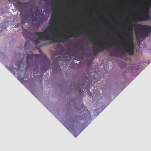 Paarse Amethyst Tissuepapier (Detail)