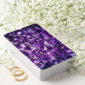 Paarse Amethystkristallen Edelsteen Tarot Deck Pokerkaarten (Insitu (Huwelijk))