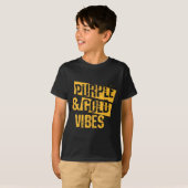 Paarse &amp; Gold Game Day Football Shirt School A (Voorkant volledig)