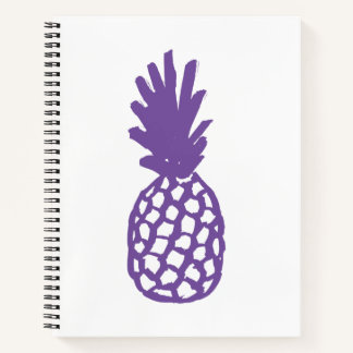 Paarse ananas notitieboek
