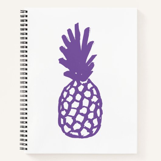 Paarse ananas notitieboek (Voorkant)