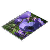 Paarse Anemone 70th Birthday Party Guest Book Notitieboek (Linkerzijde)