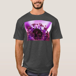 paarse Anemone coronaria T-shirt