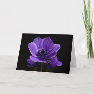 Paarse anemonen kaart